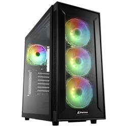 Sharkoon TG6M RGB tower PC skříň černá