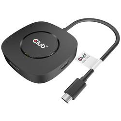 club3D CSV-1550 USB-C® (USB 3.1) Multiport hub černá