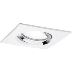 Paulmann Nova Plus vestavné svítidlo do koupelny LED GU10 6 W IP65 bílá (matná), chrom