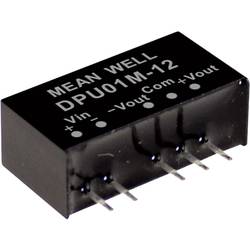 Mean Well DPU01M-12 DC/DC měnič napětí, modul 42 mA 1 W Počet výstupů: 2 x Obsah 1 ks