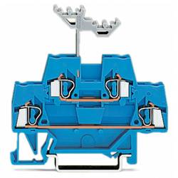WAGO 280-529 dvojitá průchodková svorka 5 mm pružinová svorka osazení: N modrá 50 ks