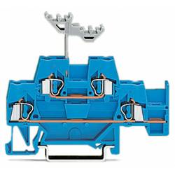 WAGO 280-530 dvojitá průchodková svorka 5 mm pružinová svorka osazení: N modrá 50 ks