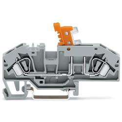 WAGO 282-697 oddělovací svorka 8 mm pružinová svorka osazení: L šedá 25 ks