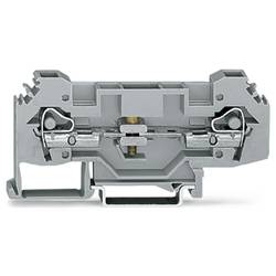 WAGO 282-135 oddělovací svorka 8 mm pružinová svorka osazení: L šedá 25 ks