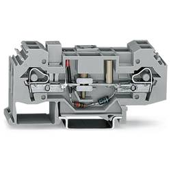 WAGO 282-139 oddělovací svorka 16 mm pružinová svorka osazení: L šedá 12 ks