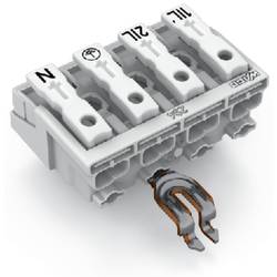 přístrojová svorka Tuhost (příčný řez): 0.5-1.5 mm² Pólů: 4 WAGO WAGO GmbH & Co. KG 500 ks bílá