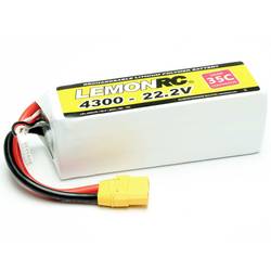 LemonRC akupack Li-Pol (modelářství) 22.2 V 4300 mAh Počet článků: 6 35 C Softcase XT90