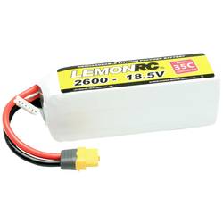 LemonRC akupack Li-Pol (modelářství) 18.5 V 2600 mAh Počet článků: 5 35 C Softcase XT60