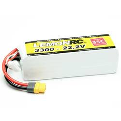 LemonRC akupack Li-Pol (modelářství) 22.2 V 3300 mAh Počet článků: 6 35 C Softcase XT60