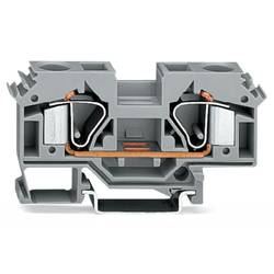 WAGO 283-691 průchodková svorka 12 mm pružinová svorka osazení: L šedá 25 ks