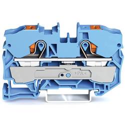 WAGO 2210-1204 průchodková svorka 10 mm pružinové připojení modrá 25 ks
