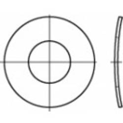 TOOLCRAFT 105881 pružná podložka vnitřní Ø: 6.4 mm DIN 137 pružinová ocel 100 ks