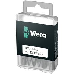 Wera 855/1 Z DIY SiS 05072403001 křížový bit PZ 1 nástrojová ocel vysoce pevné D 6.3 10 ks