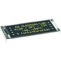 Display Elektronik OLED modul žlutá černá (š x v x h) 61 x 28 x 2.4 mm