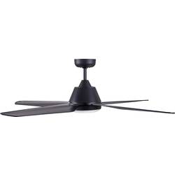 Lucci AIR Aria stropní ventilátor, 68 W, (Ø x v) 122 cm x 33 cm, černá, 212998