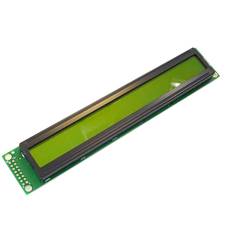 Display Elektronik LCD displej černá žlutozelená (š x v x h) 182 x 33.5 x 14 mm DEM40271SYH-LY-CYR