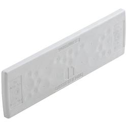 Weidmüller CABTITE EP A 24/26 GY destička pro kabelové průchodky 2.5 mm, termoplast, šedá, 10 ks