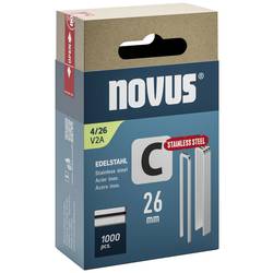 Novus Tools 042-0805 sponky do sešívačky Typ 4 1000 ks Rozměry (d x š x v) 26 x 6.1 x 26 mm