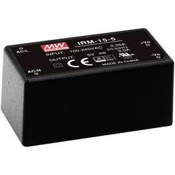 Mean Well IRM-15-15 AC/DC zdroj do DPS 15 V/DC 1 A 15 W