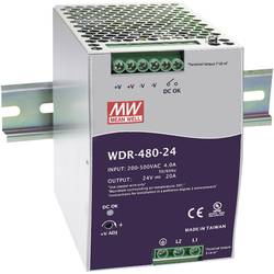 Mean Well WDR-480-48 síťový zdroj na DIN lištu, 48 V/DC, 10 A, 480 W, výstupy 1 x