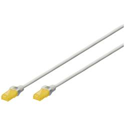 Digitus DK-1617-A-010S RJ45 síťové kabely, propojovací kabely CAT 6A U/UTP 1.00 m šedá bez halogenů, samozhášecí, flexibilní provedení, nestíněný 1 ks