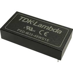 TDK PXD-M30-24WD05 DC/DC měnič napětí 24 V/DC 12 V/DC 3.0 A 30 W Počet výstupů: 2 x Obsah 1 ks