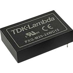 TDK PXG-M20-24WD15 DC/DC měnič napětí 5 V/DC 15 V/DC 0.625 A 20 W Počet výstupů: 2 x Obsah 1 ks