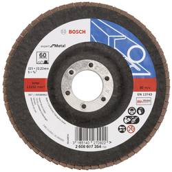 Bosch Accessories 2608607354 X551 vějířovitý brusný kotouč Průměr 125 mm Ø otvoru 22.33 mm ocel 1 ks