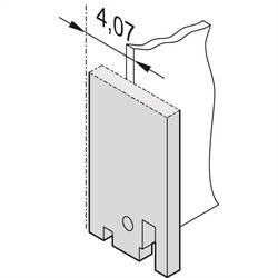 nVent SCHROFF 30118330 přední panel (š x v x h) 128.4 x 2.5 x 2.5 mm 1 ks