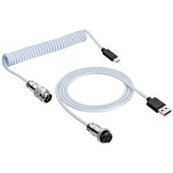 Akyga USB kabel USB 2.0 USB-C ® zástrčka, USB-A zástrčka 3.00 m bílá AK-USB-48