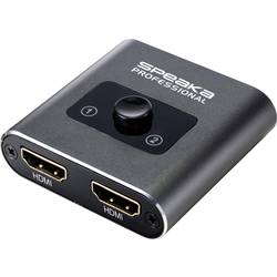 SpeaKa Professional SP-BDS-120 1 + 2 porty HDMI přepínač UHD 3840 x 2160 Pixel