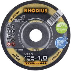 Rhodius XT10 206163 řezný kotouč rovný 125 mm 1 ks nerezová ocel, ocel