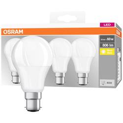 OSRAM 4058075819511 LED Energetická třída (EEK2021) F (A - G) B22d klasická žárovka 8.5 W = 60 W teplá bílá (Ø x d) 60 mm x 107 mm 4 ks