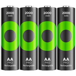 GP ReCyko Pro akumulátor AA, Ni-MH, 2000 mAh, 1.2 V, 4 ks