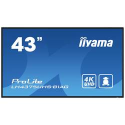 Iiyama ProLite LH4375UHS-B1AG displej Digital Signage Energetická třída (EEK2021): G (A - G) 108 cm 42.5 palec 3840 x 2160 Pixel 24/7