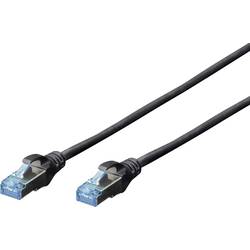 Digitus DK-1531-030/BL RJ45 síťové kabely, propojovací kabely CAT 5e SF/UTP 3.00 m černá 1 ks