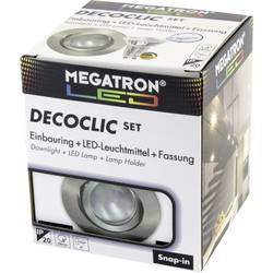 Megatron MT75404 vestavné svítidlo, LED, GU10, GU5.3, 6 W, železo (kartáčované)