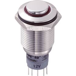 TRU COMPONENTS LAS2GQH-11E/R/12V/S/P, 701945 tlačítko antivandal, 16 mm, 250 V/AC, 3 A, 1 ks