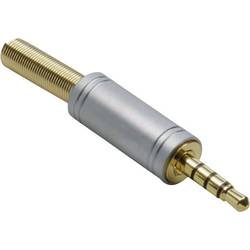 BKL Electronic 1103088 jack konektor 3.5 mm zástrčka, rovná Pólů: 4 stereo zlatá 1 ks