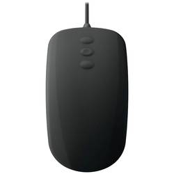 CHERRY Active KEY MMS AK-PMH3 Corded drátová myš kabelový infračervený černá 3 tlačítko 1000 dpi silikonová membrána, plně zapečetěné, IP68, ergonomická, Tiché