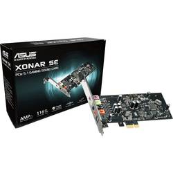 Asus Xonar SE 5.1 interní zvuková karta PCIe externí konektor na sluchátka