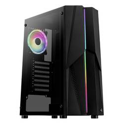 AeroCool Mecha-G-BK-v2 midi tower PC skříň černá