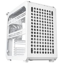 Cooler Master CoolerMaster Geh Qube 500 Flatpack White midi tower PC skříň bílá boční okno, 1 předinstalovaný ventilátor, prachový filtr