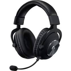 Logitech Gaming G Pro X Sluchátka Over Ear kabelová, 981-000818, 7.1 Surround, černá, Redukce šumu mikrofonu, Potlačení hluku