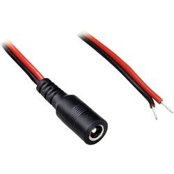 BKL Electronic 075116 nízkonapěťový připojovací kabel nízkonapěťová zásuvka - kabel s otevřenými konci 2.10 mm 30.00 cm 1 ks