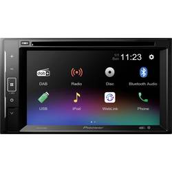 Pioneer AVH-A240DAB multimediální přehrávač do auta (2 DIN) konektor pro dálkové ovládání na volant, konektor pro couvací kameru, Bluetooth® handsfree