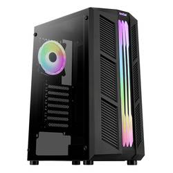 AeroCool Prime-G-BK-v2 midi tower PC skříň černá