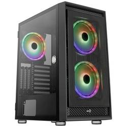 AeroCool Graphite V3 midi tower PC skříň černá