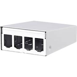 Metz Connect 130861-0402-E 4 porty síťový patch panel nevybavený specifikací 1 U bílá neosazený