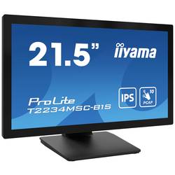 Iiyama ProLite T2234MSC-B1S dotykový monitor Energetická třída (EEK2021): E (A - G) 54.6 cm (21.5 palec) 1920 x 1080 Pixel 16:9 8 ms DisplayPort IPS LCD